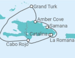 Itinéraire -  République Dominicaine, Bahamas - Costa Croisières