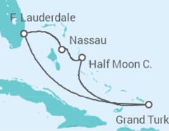 Itinéraire -  Bahamas - Holland America Line