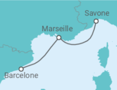 Itinéraire -  France - Costa Cruceros