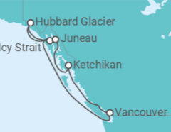 Itinéraire -  Alaska - Celebrity Cruises
