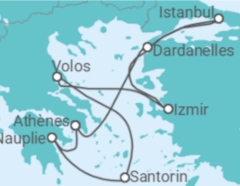 Itinéraire -  Turquie, Grèce - Costa Croisières