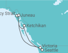 Itinéraire -  Alaska - Royal Caribbean