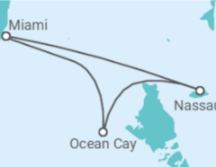 Itinéraire -  Bahamas, États-Unis - vols inclus - MSC Croisières