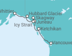 Itinéraire -  Alaska - Norwegian Cruise Line