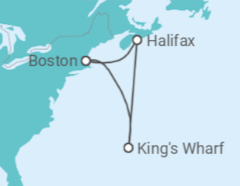 Itinéraire -  Canada, Bermudes - NCL Norwegian Cruise Line