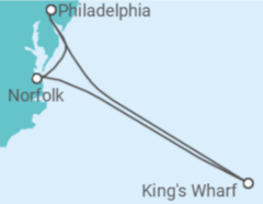 Itinéraire -  Bermudes, États-Unis - Norwegian Cruise Line