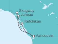 Itinéraire -  Alaska - Princess Cruises