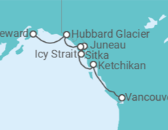 Itinéraire -  Alaska - Celebrity Cruises