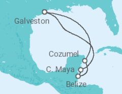 Itinéraire -  Belize, Mexique - Carnival