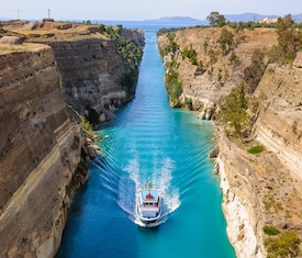 Meilleures offres de croisières à Tránsito por el Canal de Corinto (Grecia).