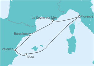Itinéraire -  Douceur Méditerranéenne - Vols et hôtel inclus - Cunard