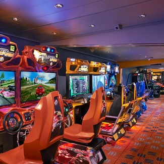 Salle de jeu vidéo