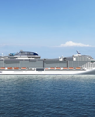MSC Meraviglia vue de profil
