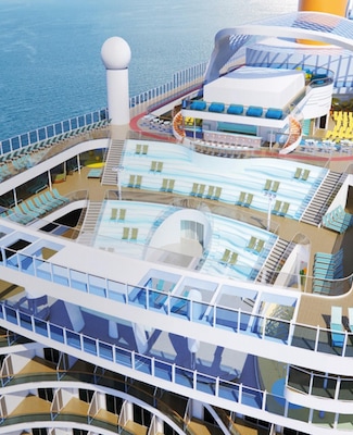 Maquette Costa Smeralda Vue Aérienne