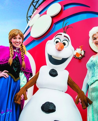 Elsa, Ana et Olaf de la Reine des Neiges