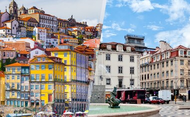 Porto et Lisbonne en avion