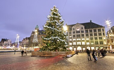 Marché de Noël d'Amsterdam avec croisière Croisière aux couleurs de l'eau : Festival des lumières d'
