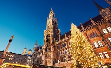 Marché de Noël de Munich avec bus à arrêts multiples Express City Circle