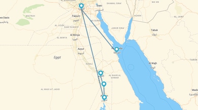 Caire, Croisière 4 nuits et Hurghada