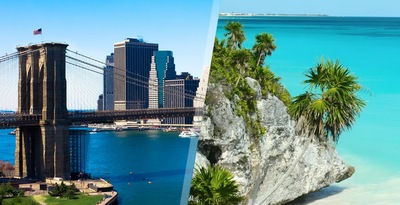 New York et la Riviera Maya