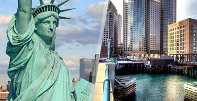 New York et Boston