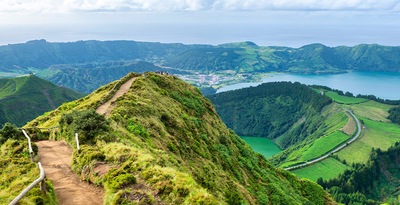 Route à travers l'Île de São Miguel