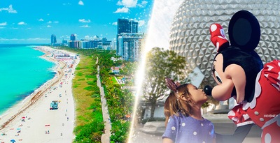 New York, Walt Disney World Orlando et Miami
