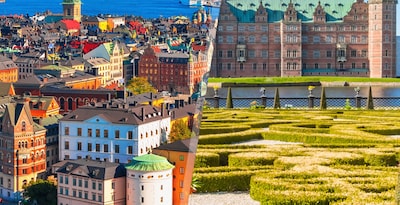 Stockholm et Copenhague en avion