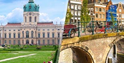 Berlin et Amsterdam en avion