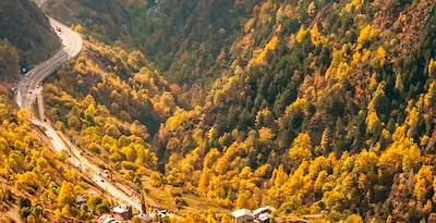 Route entre Barcelone et le Pays des Pyrénées