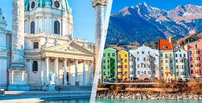 Vienne et Innsbruck en avion