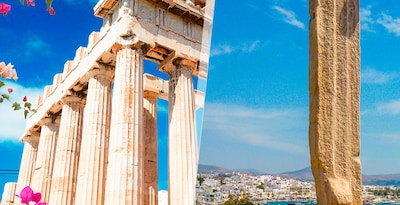 Athènes et Naxos en avion