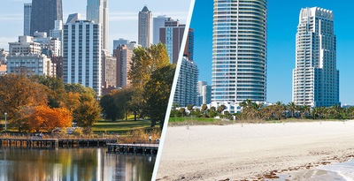 Chicago et Miami