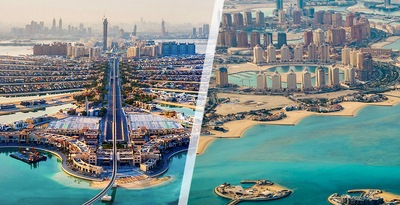 Dubaï et Doha