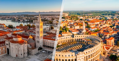 Pula, Zadar et Zagreb