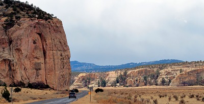 Route à travers l'Amérique Tex-Mex