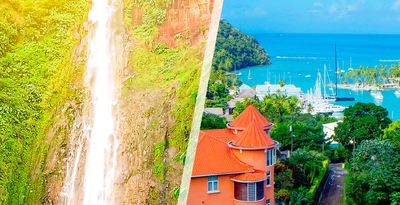Guadeloupe et Santa Lucía