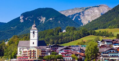 Route à travers le Tyrol et Salzbourg
