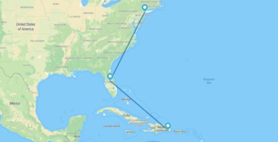 New York, Walt Disney World Orlando et Bayahibe