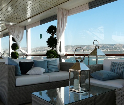 Restaurant Pullmantur vue mer