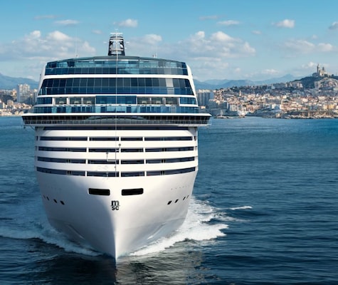 MSC World Europa en navigation