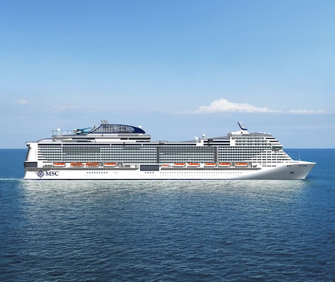 MSC Meraviglia vue de profil
