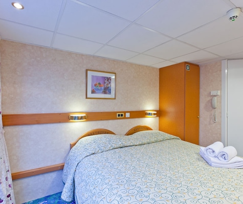 Cabine avec deux lits simples