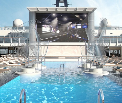 Piscine principale MSC Meraviglia