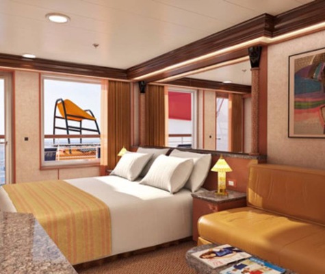 Carnival Fantasy - Junior Suite vue Obstruée