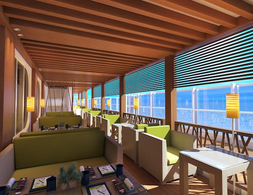 Vue du Bonsai Sushi