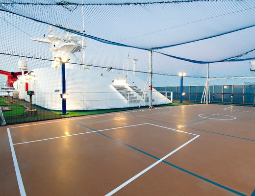 Piste de basket ball