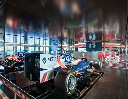 Simulateur de Formule 1 MSC Grandiosa