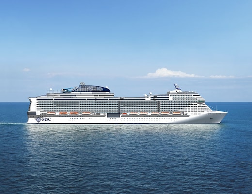 MSC Meraviglia vue de profil