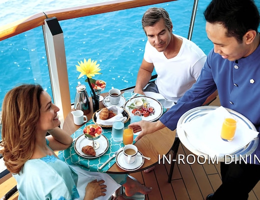 Repas en cabine MS Nieuw Statendam